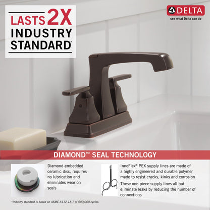 Delta Ashlyn 2564 Two Handle Centerset Bathroom Faucet