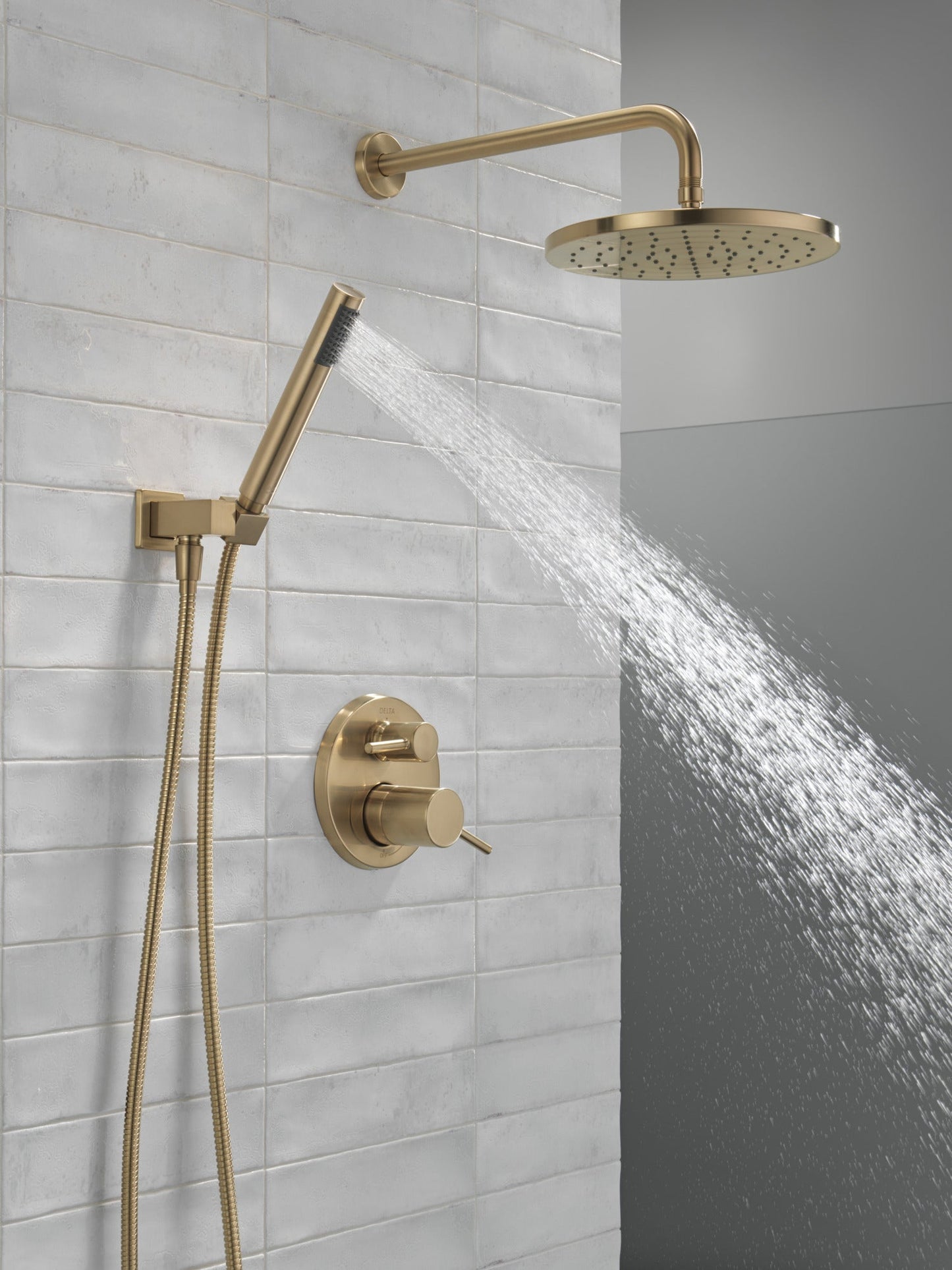 Delta Modern 342702 Monitor 14 Series Shower with Raincan, Hand Shower & Rough Valve