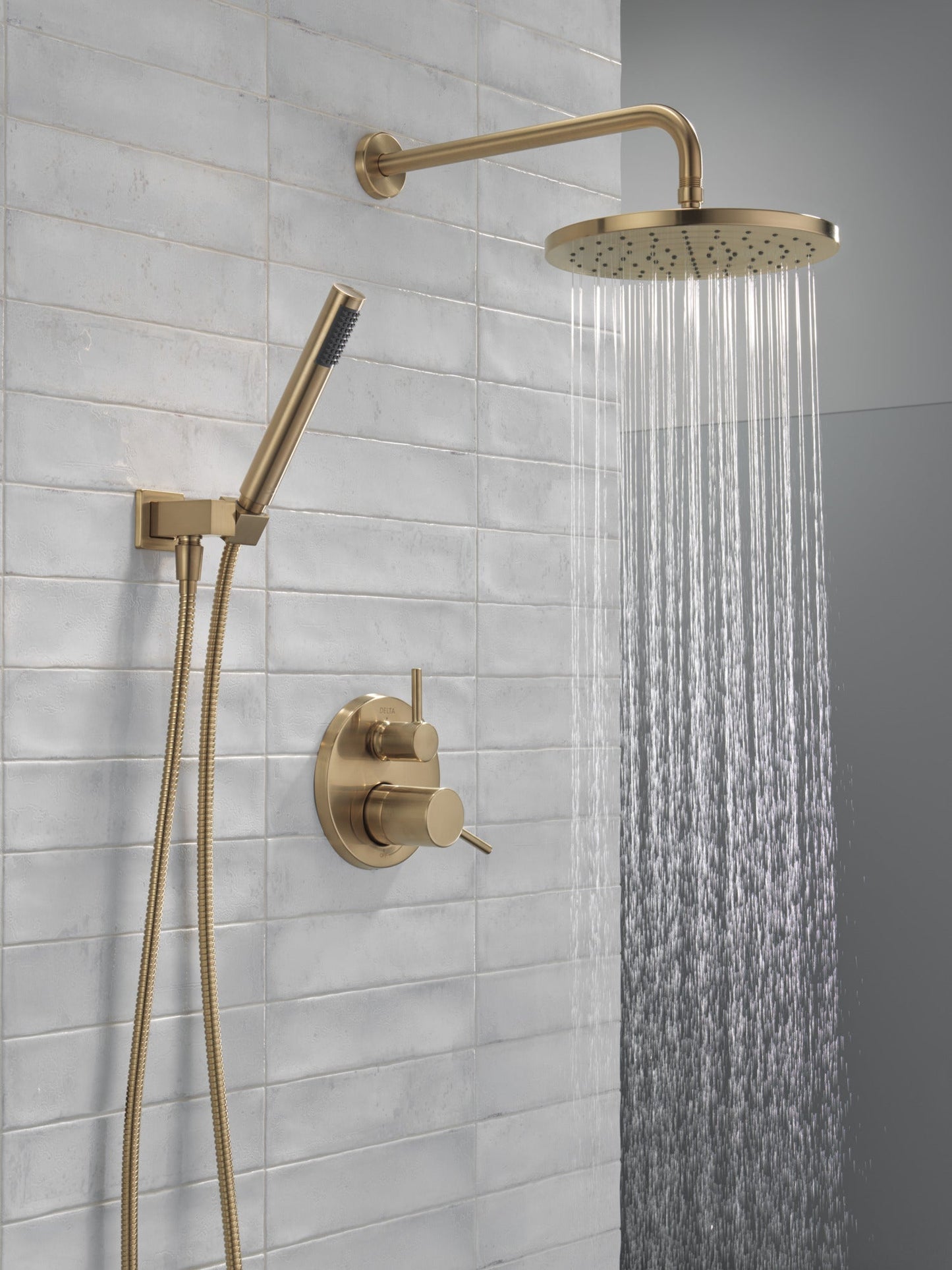 Delta Modern 342702 Monitor 14 Series Shower with Raincan, Hand Shower & Rough Valve
