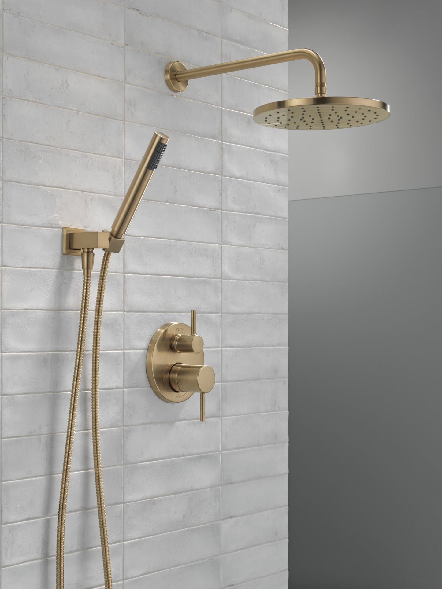 Delta Modern 342702 Monitor 14 Series Shower with Raincan, Hand Shower & Rough Valve
