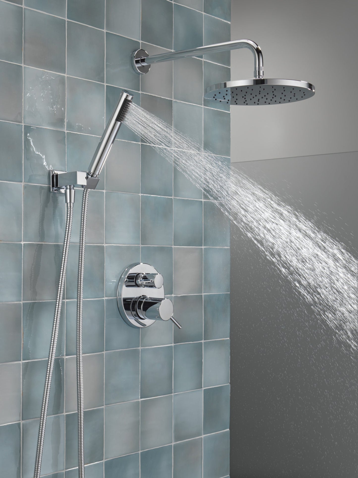Delta Modern 342702 Monitor 14 Series Shower with Raincan, Hand Shower & Rough Valve