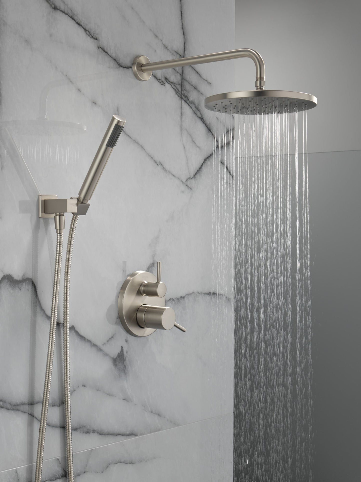 Delta Modern 342702 Monitor 14 Series Shower with Raincan, Hand Shower & Rough Valve