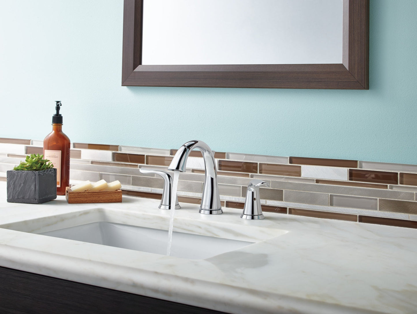 Delta Lahara 3538 Two Handle Widespread Bathroom Faucet
