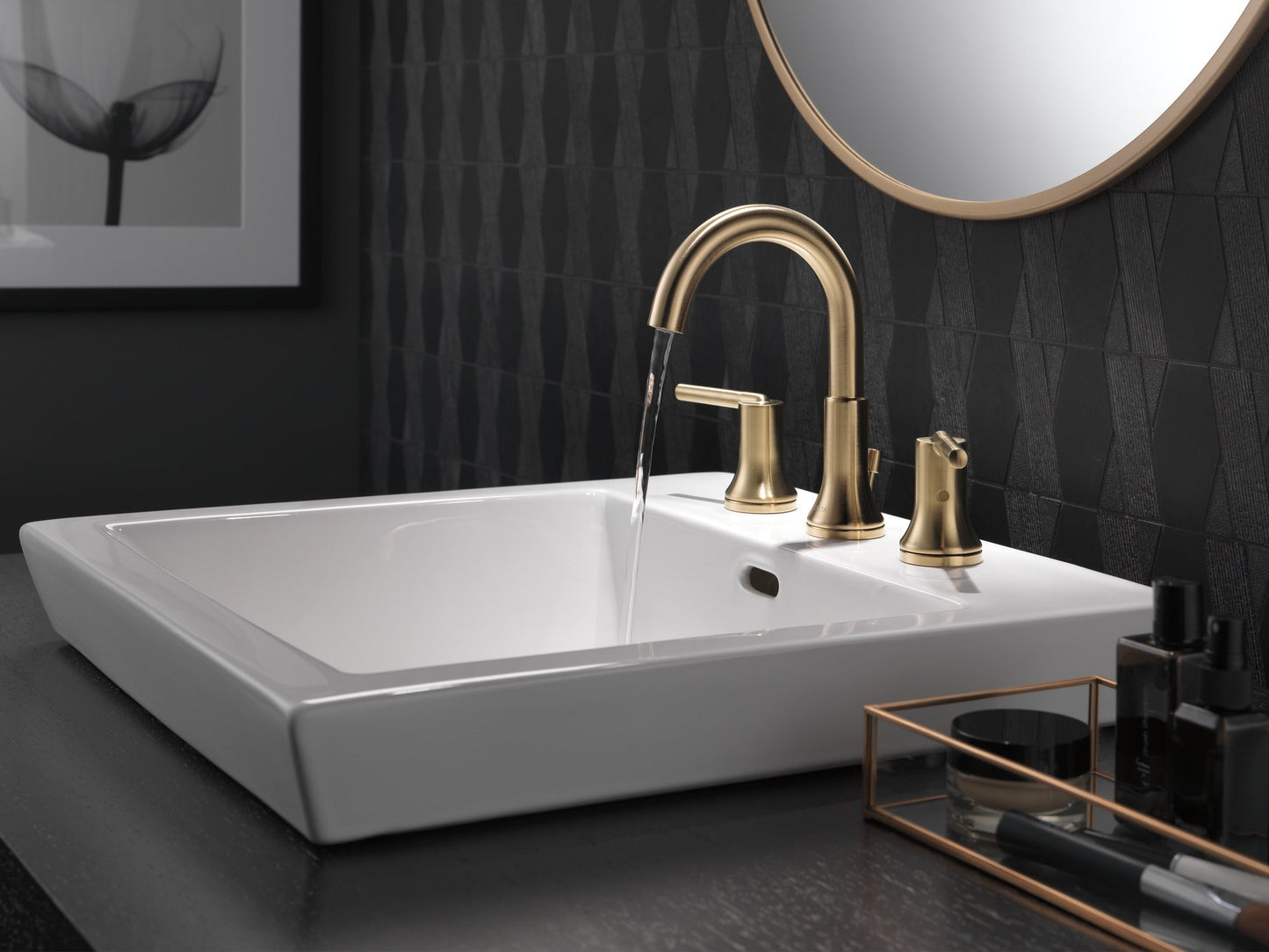 Delta Trinsic 3559 Two Handle Widespread Bathroom Faucet