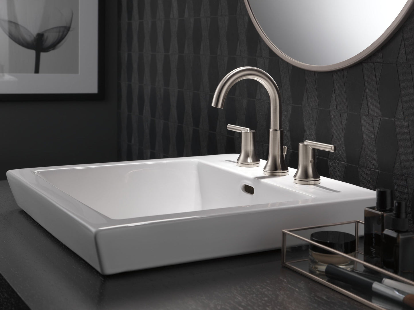 Delta Trinsic 3559 Two Handle Widespread Bathroom Faucet