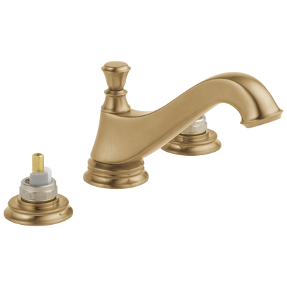 Delta Cassidy 3595LF Two Handle Widespread Bathroom Faucet - Low Arc Spout - Less Handles