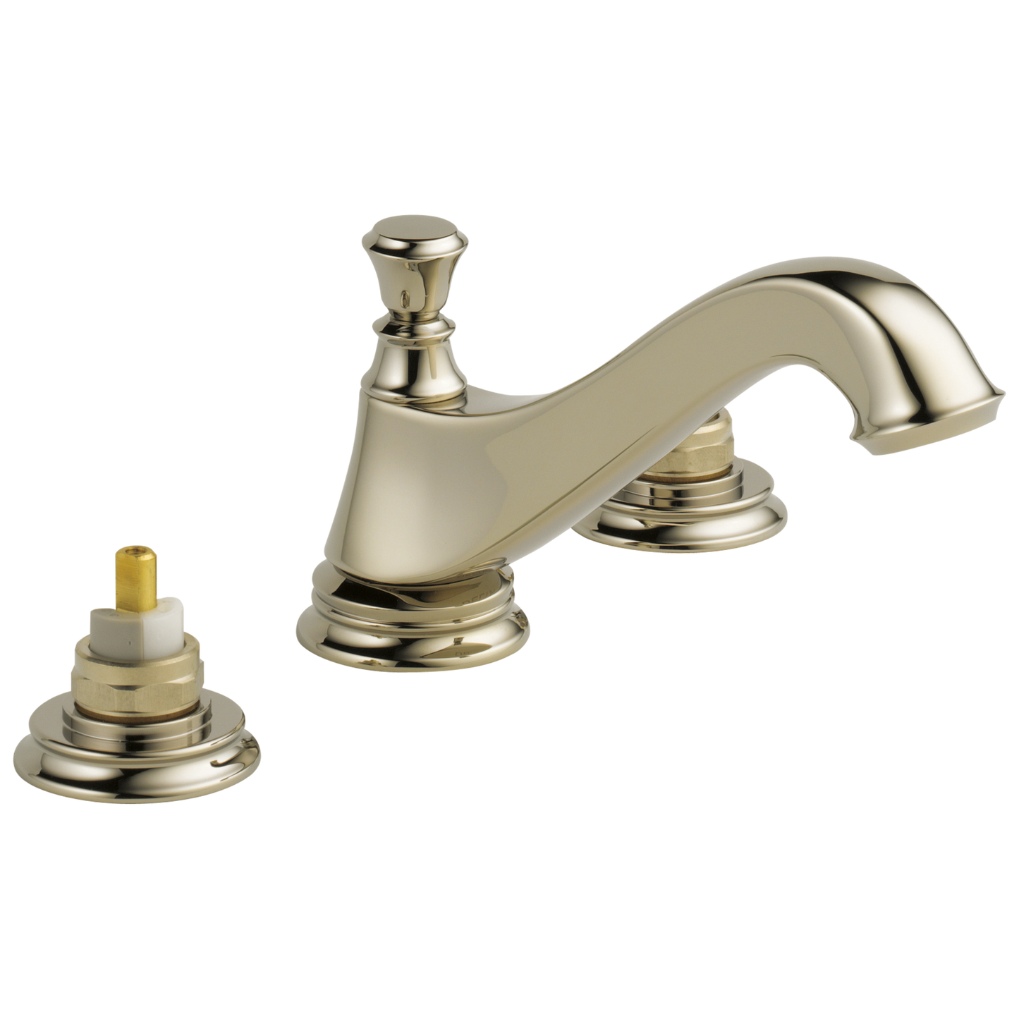 Delta Cassidy 3595LF Two Handle Widespread Bathroom Faucet - Low Arc Spout - Less Handles