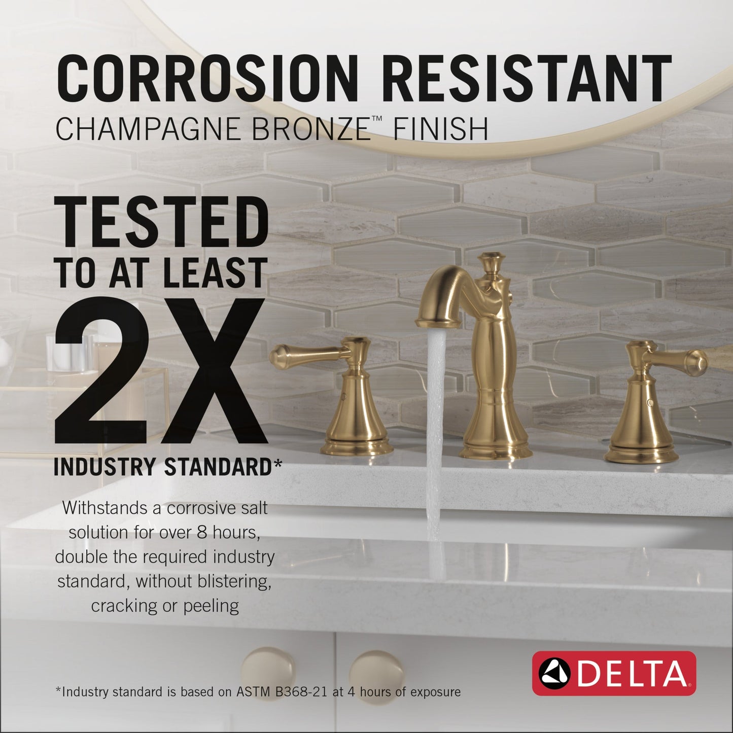 Delta Cassidy 3597LF Two Handle Widespread Bathroom Faucet