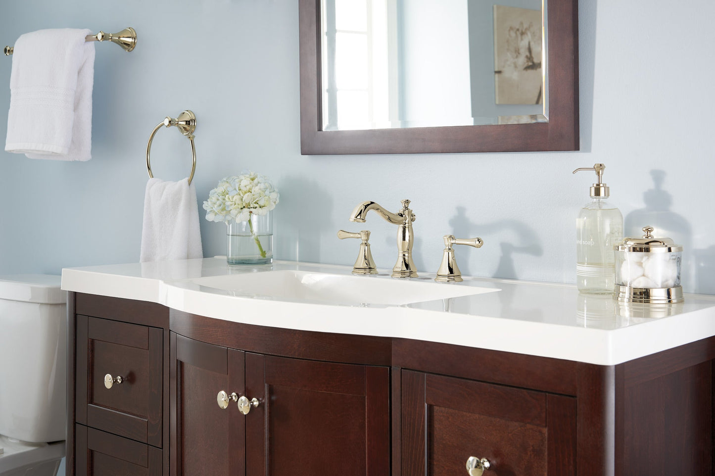Delta Cassidy 3597LF Two Handle Widespread Bathroom Faucet