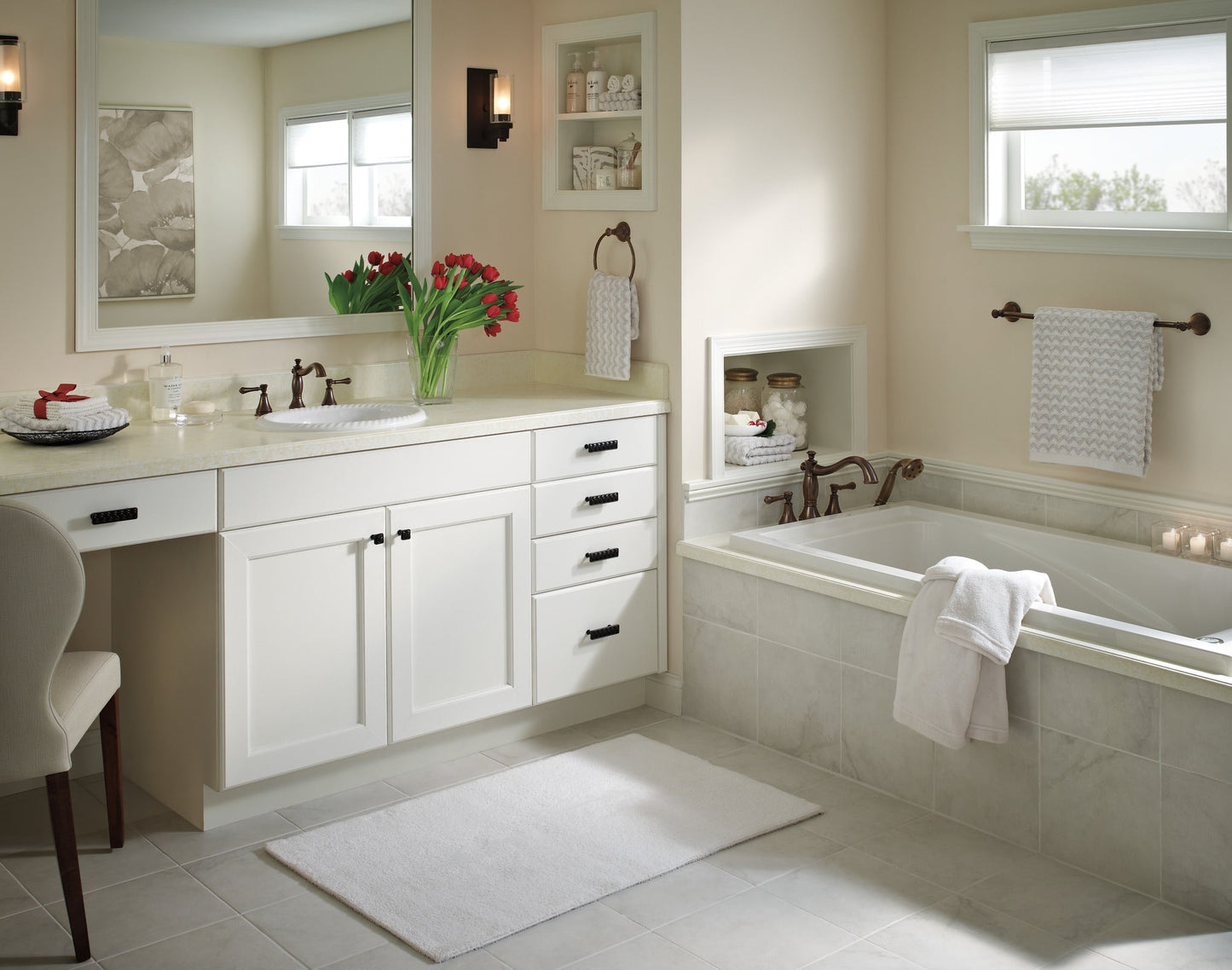 Delta Cassidy 3597LF Two Handle Widespread Bathroom Faucet