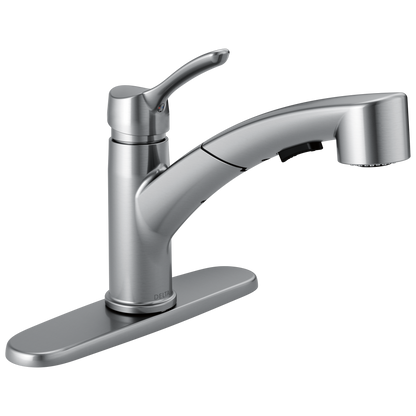 Delta Collins 4140 Single Handle Pull-Out Kitchen Faucet