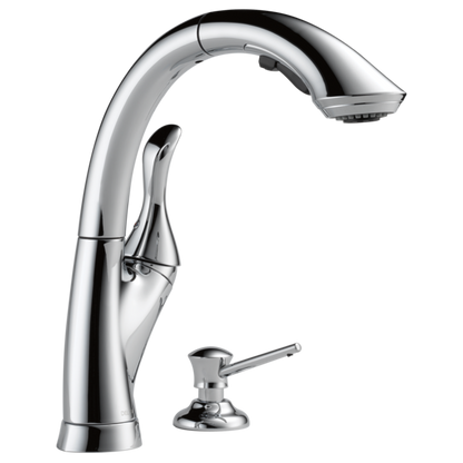 Delta Linden 4153 Single Handle Pull-Out Kitchen Faucet