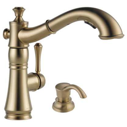 Delta Cassidy 4197 Single Handle Pull-Out Kitchen Faucet