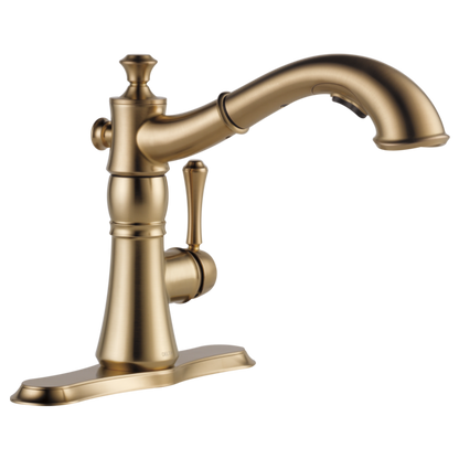 Delta Cassidy 4197 Single Handle Pull-Out Kitchen Faucet