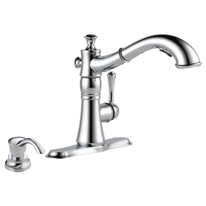 Delta Cassidy 4197 Single Handle Pull-Out Kitchen Faucet