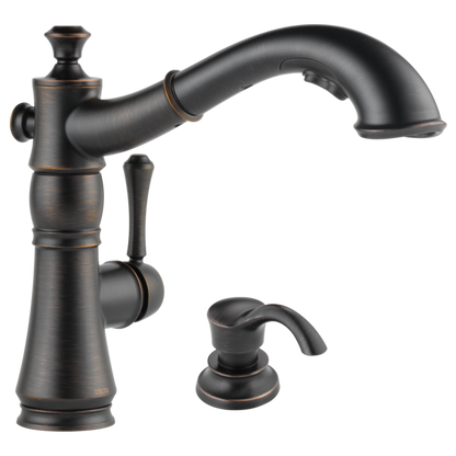 Delta Cassidy 4197 Single Handle Pull-Out Kitchen Faucet