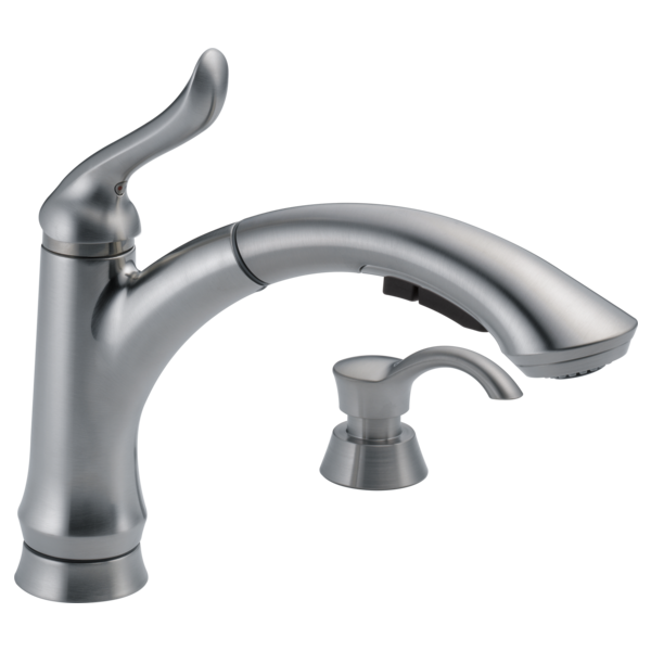 Delta Linden 4353 Single Handle Pull-Out Kitchen Faucet