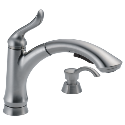 Delta Linden 4353 Single Handle Pull-Out Kitchen Faucet