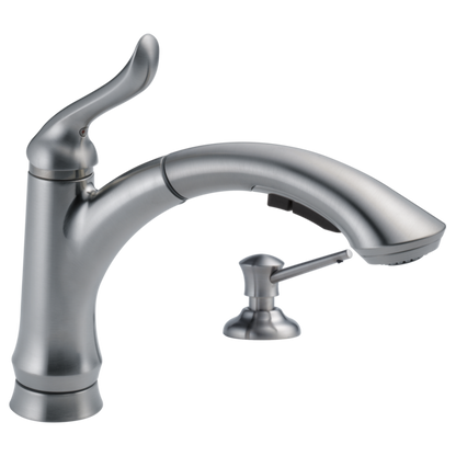 Delta Linden 4353 Single Handle Pull-Out Kitchen Faucet