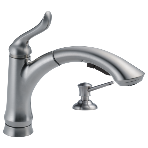 Delta Linden 4353 Single Handle Pull-Out Kitchen Faucet