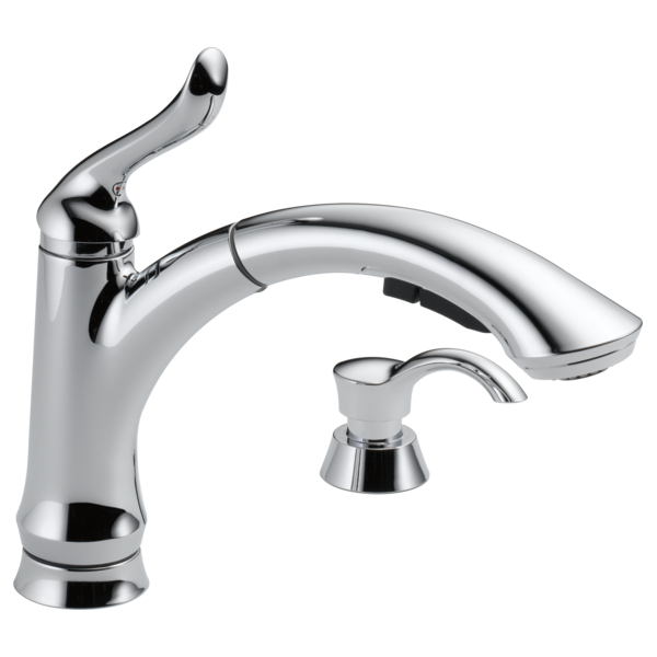 Delta Linden 4353 Single Handle Pull-Out Kitchen Faucet
