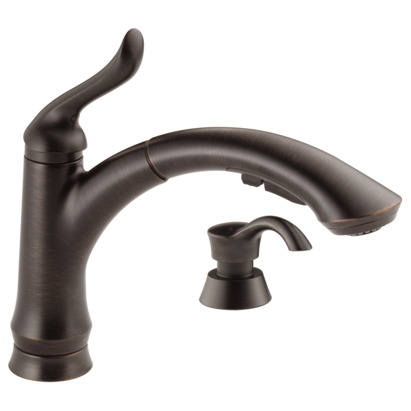 Delta Linden 4353 Single Handle Pull-Out Kitchen Faucet