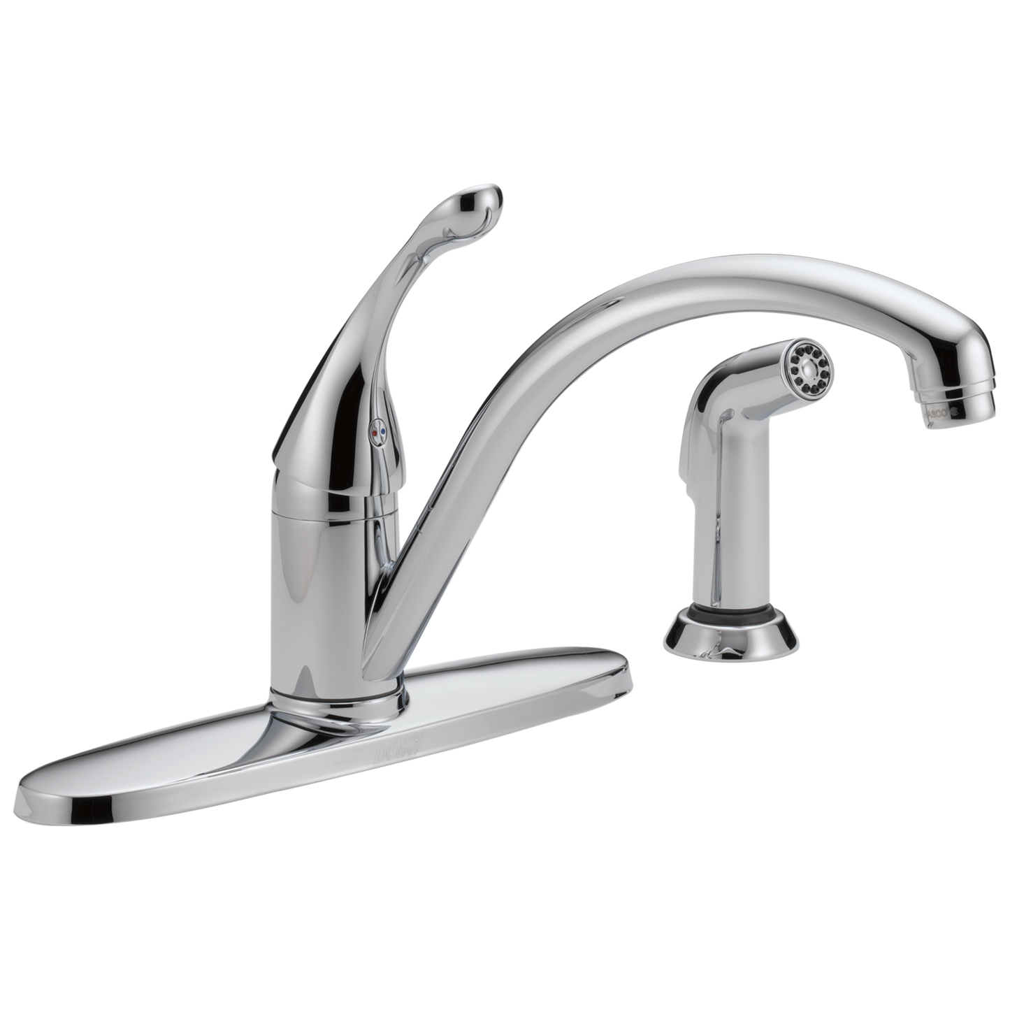 Delta Collins 440 Single Handle Kitchen Faucet with Spray