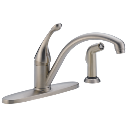 Delta Collins 440 Single Handle Kitchen Faucet with Spray