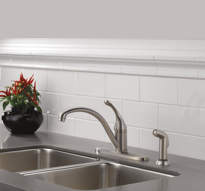 Delta Collins 440 Single Handle Kitchen Faucet with Spray