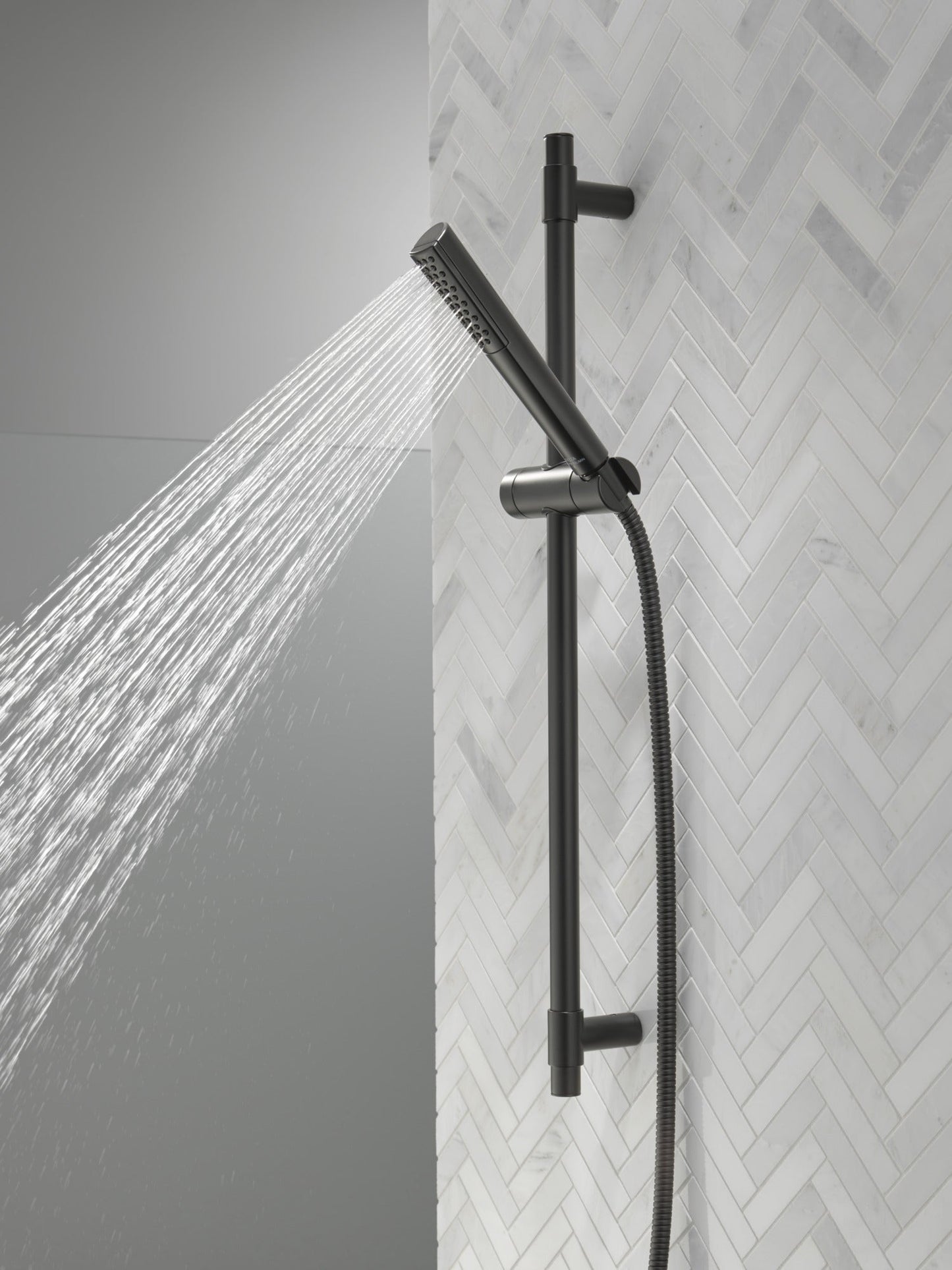 Delta Universal Showering Components 51808 Premium Single-Setting Slide Bar Hand Shower