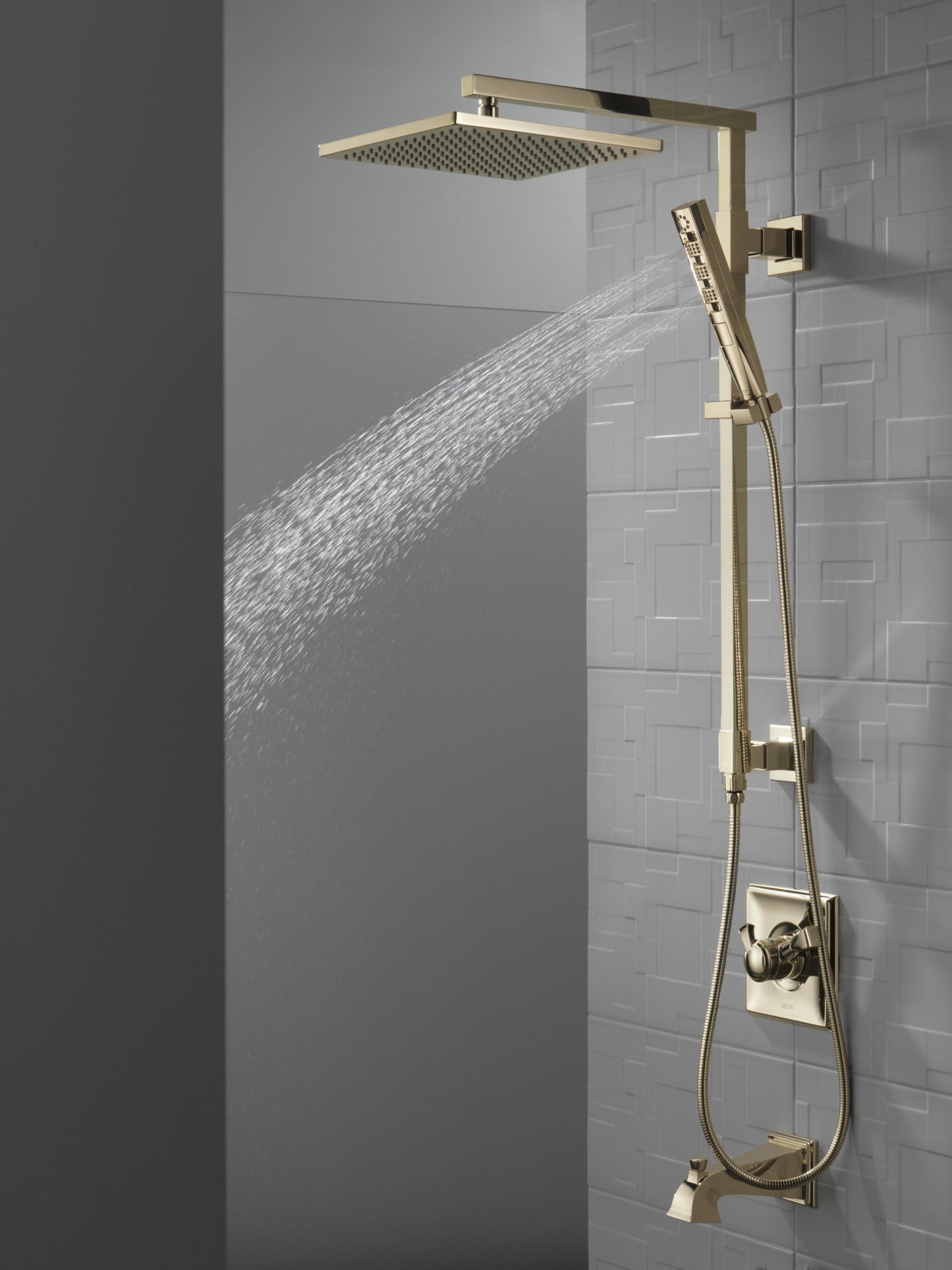Delta Universal Showering Components 52159 Single-Setting Metal Raincan Shower Head