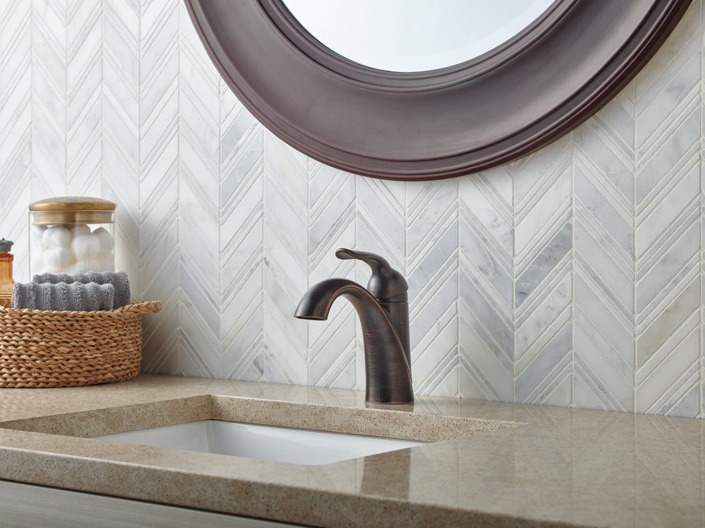 Delta Lahara 538 Single Handle Bathroom Faucet