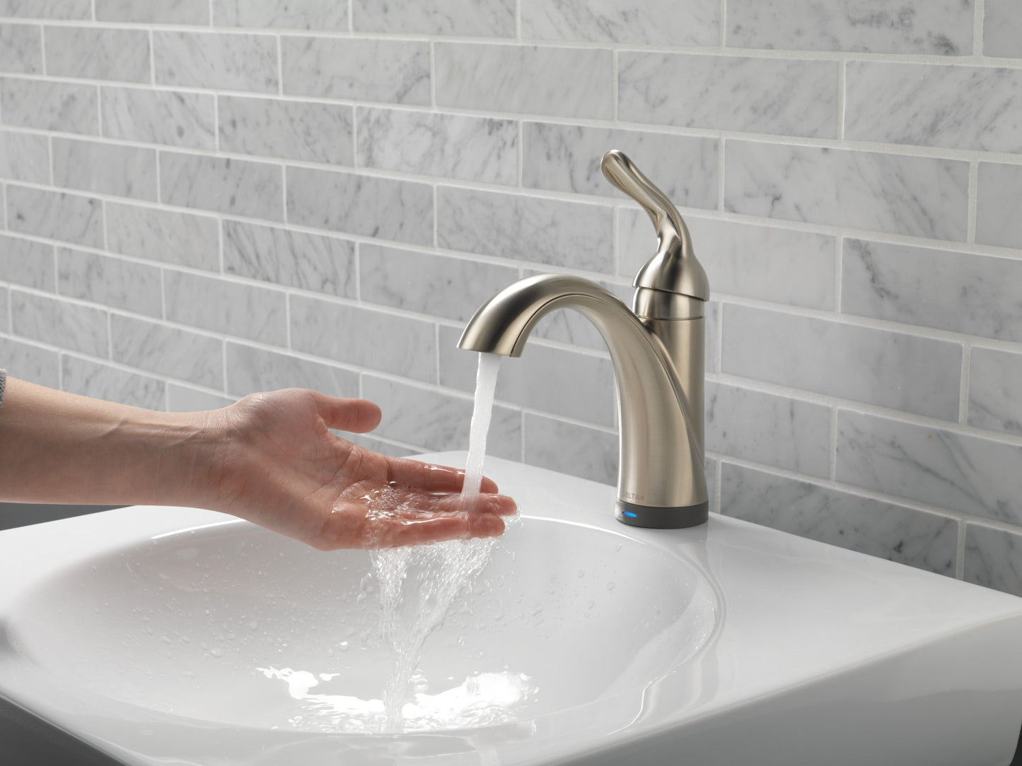 Delta Lahara 538T Touch2O Bathroom Faucet with Touchless Technology