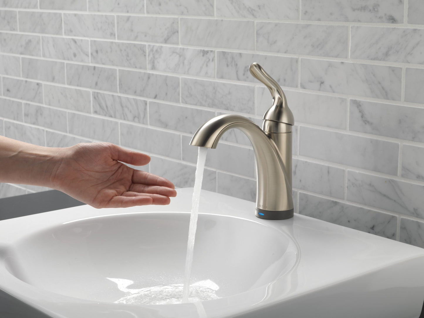 Delta Lahara 538T Touch2O Bathroom Faucet with Touchless Technology
