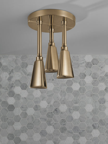 Delta Universal Showering Components 57140 H2OKINETIC Pendant Raincan Shower Head