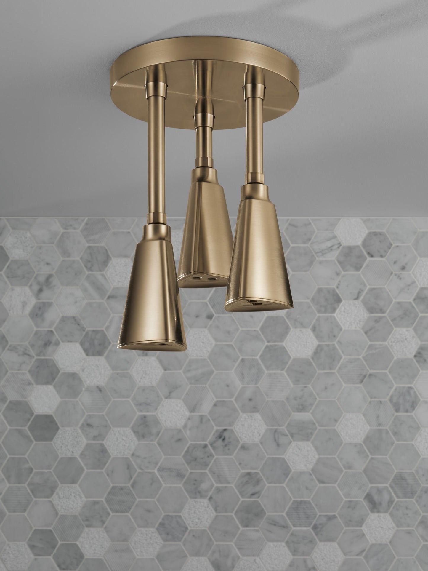 Delta Universal Showering Components 57140 H2OKINETIC Pendant Raincan Shower Head