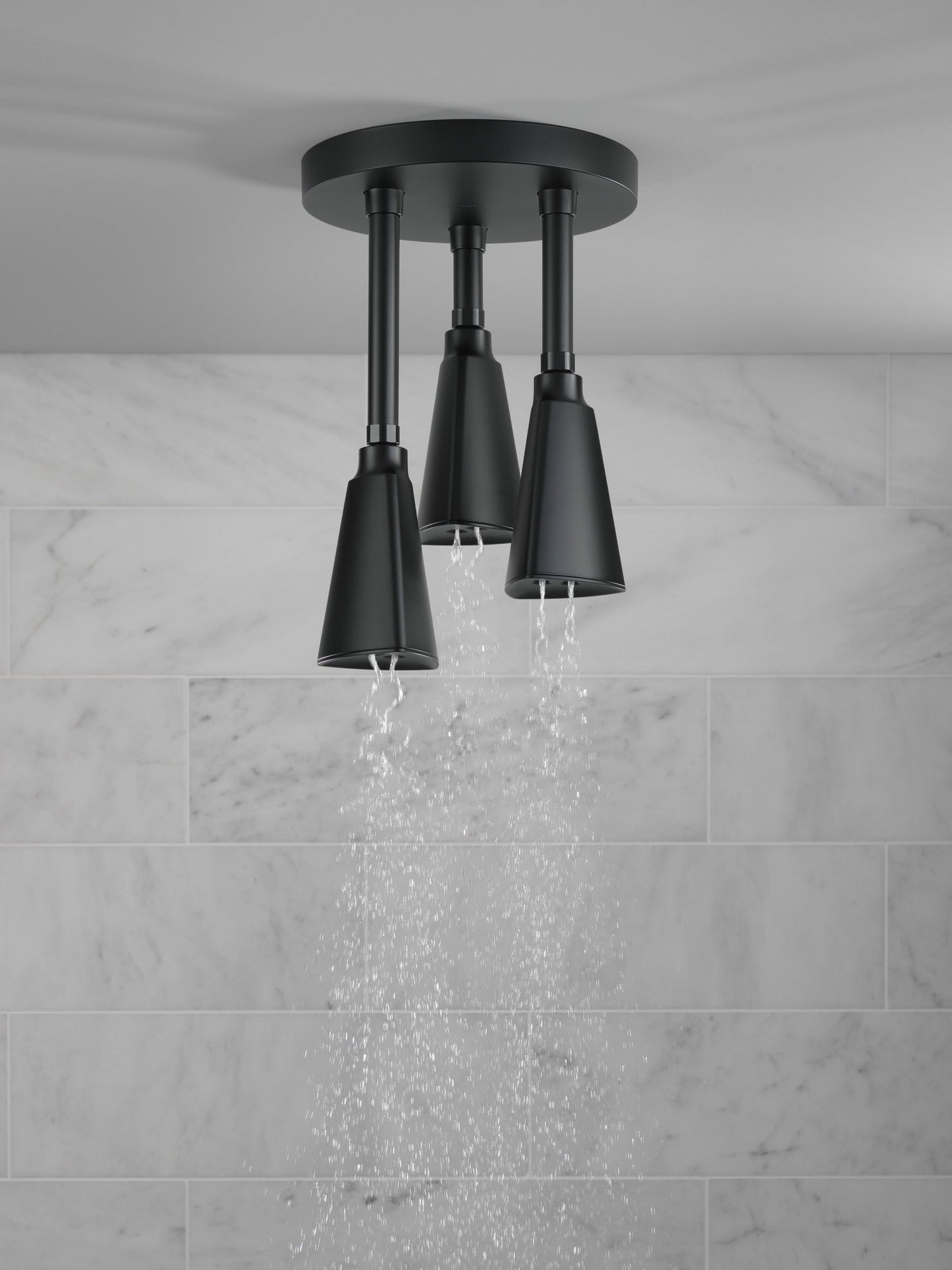Delta Universal Showering Components 57140 H2OKINETIC Pendant Raincan Shower Head