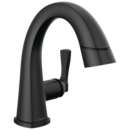 Delta Stryke 577 Single Handle Pull Down Bathroom Faucet