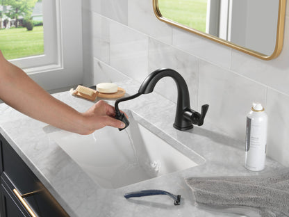 Delta Stryke 577 Single Handle Pull Down Bathroom Faucet