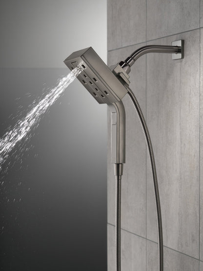 Delta Universal Showering Components 58473 H2OKINETIC In2ition 4-Setting Two-in-One Shower (Recertified)