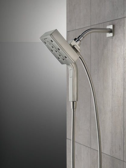 Delta Universal Showering Components 58473 H2OKINETIC In2ition 4-Setting Two-in-One Shower (Recertified)