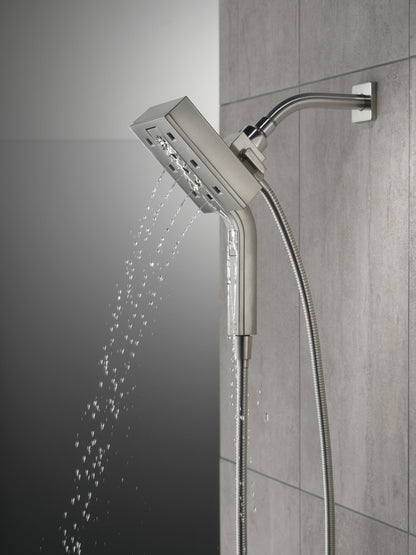 Delta Universal Showering Components 58473 H2OKINETIC In2ition 4-Setting Two-in-One Shower (Recertified)