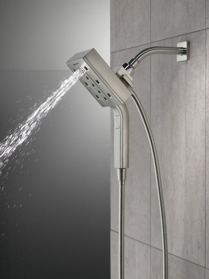 Delta Universal Showering Components 58473 H2OKINETIC In2ition 4-Setting Two-in-One Shower (Recertified)