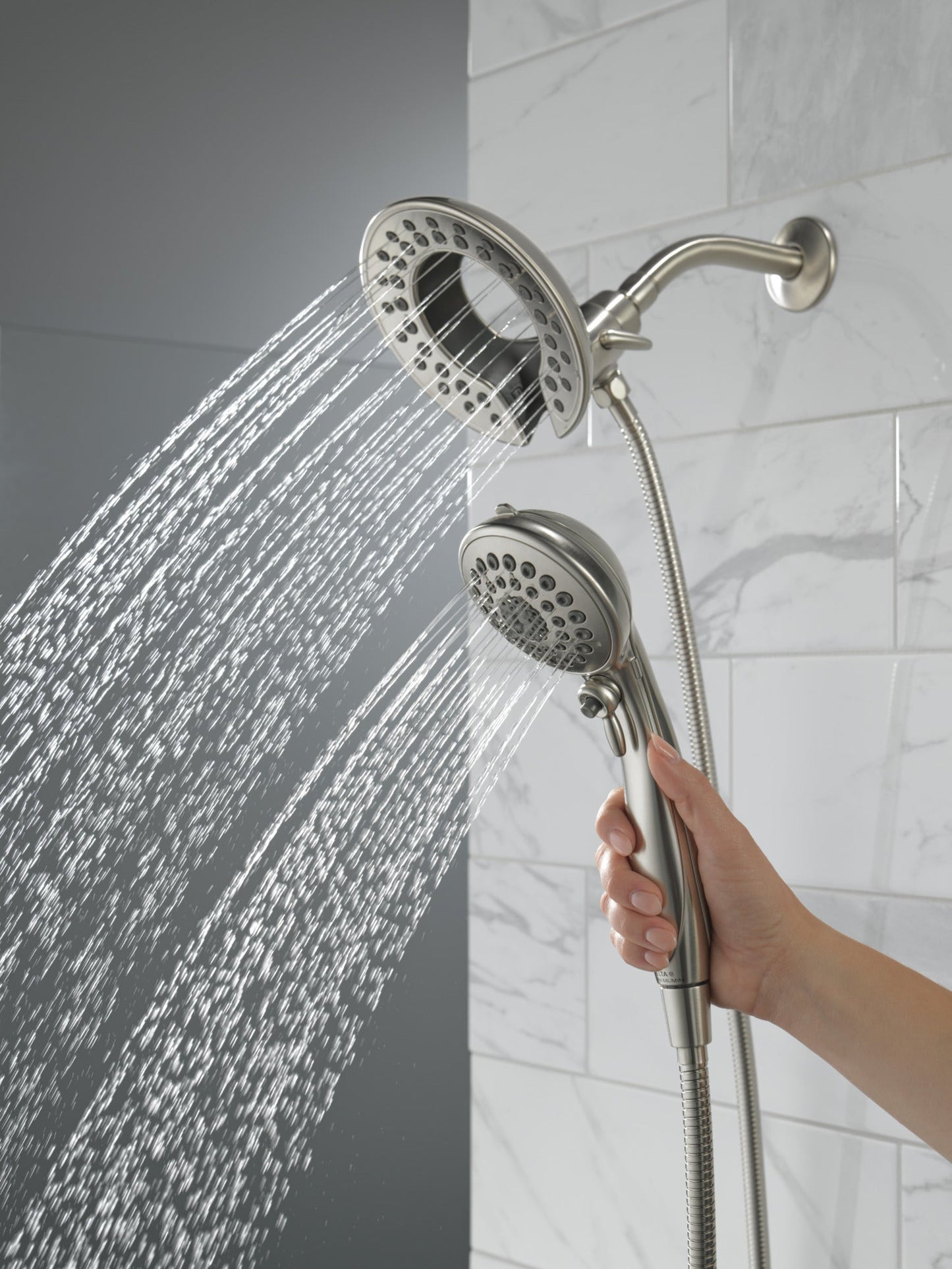 Delta Universal Showering Components 58569 In2ition 5-Setting Two-in-One Shower