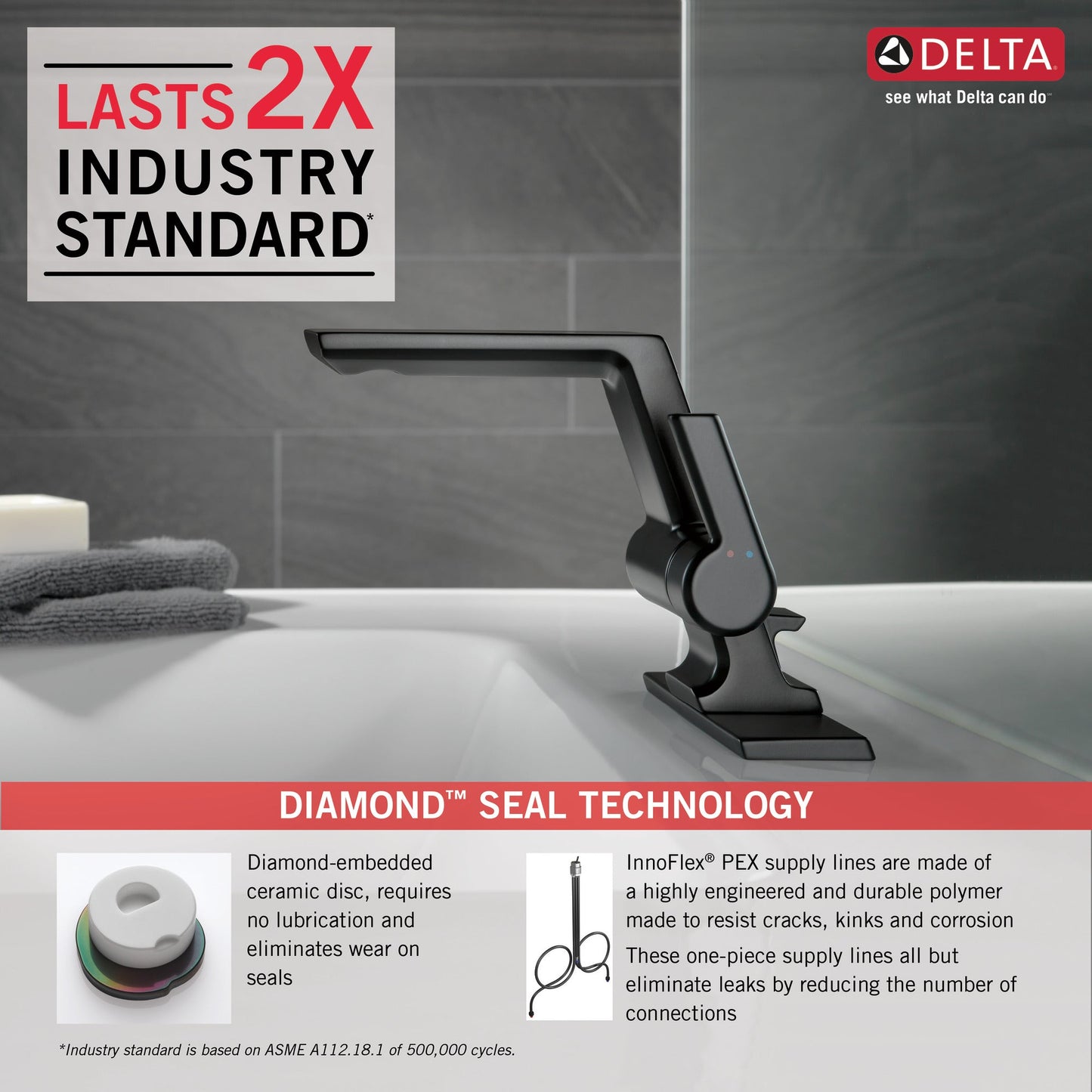 Delta Pivotal 599 Single Handle Bathroom Faucet