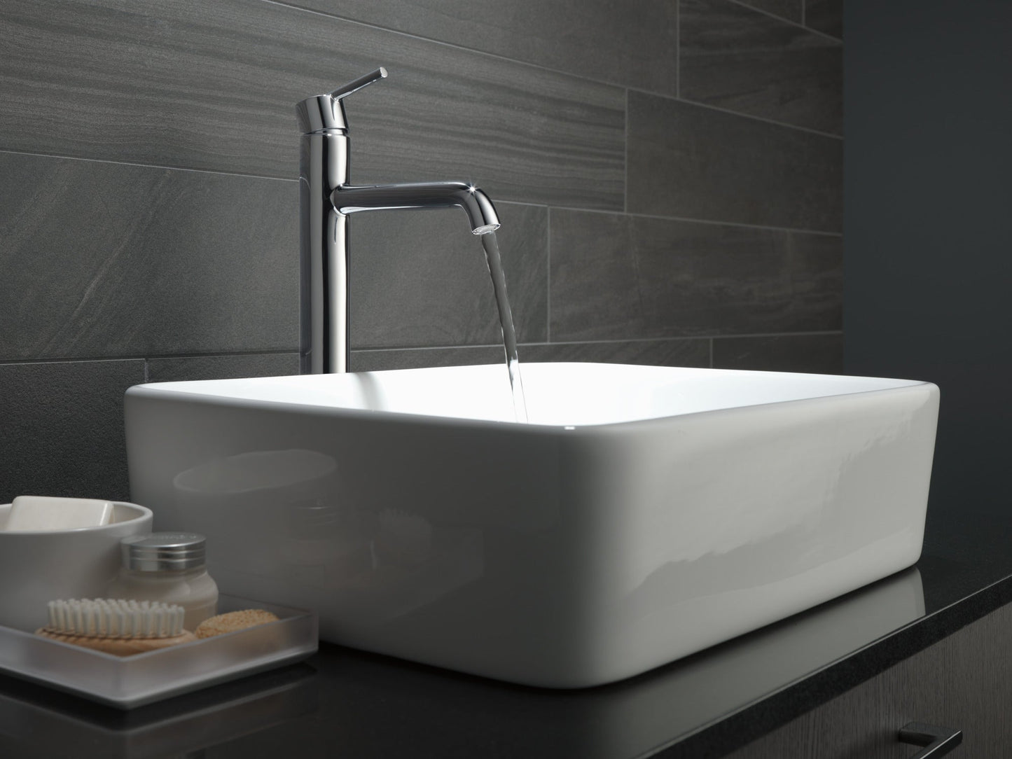 Delta Trinsic 759 Single Handle Vessel Bathroom Faucet