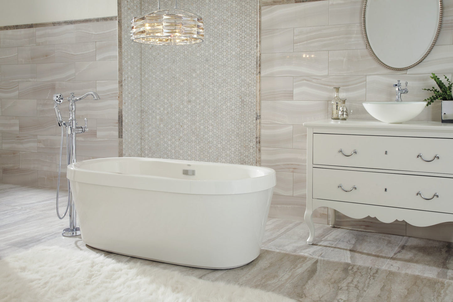 Delta Cassidy 798LF Single Handle Channel Vessel Bathroom Faucet