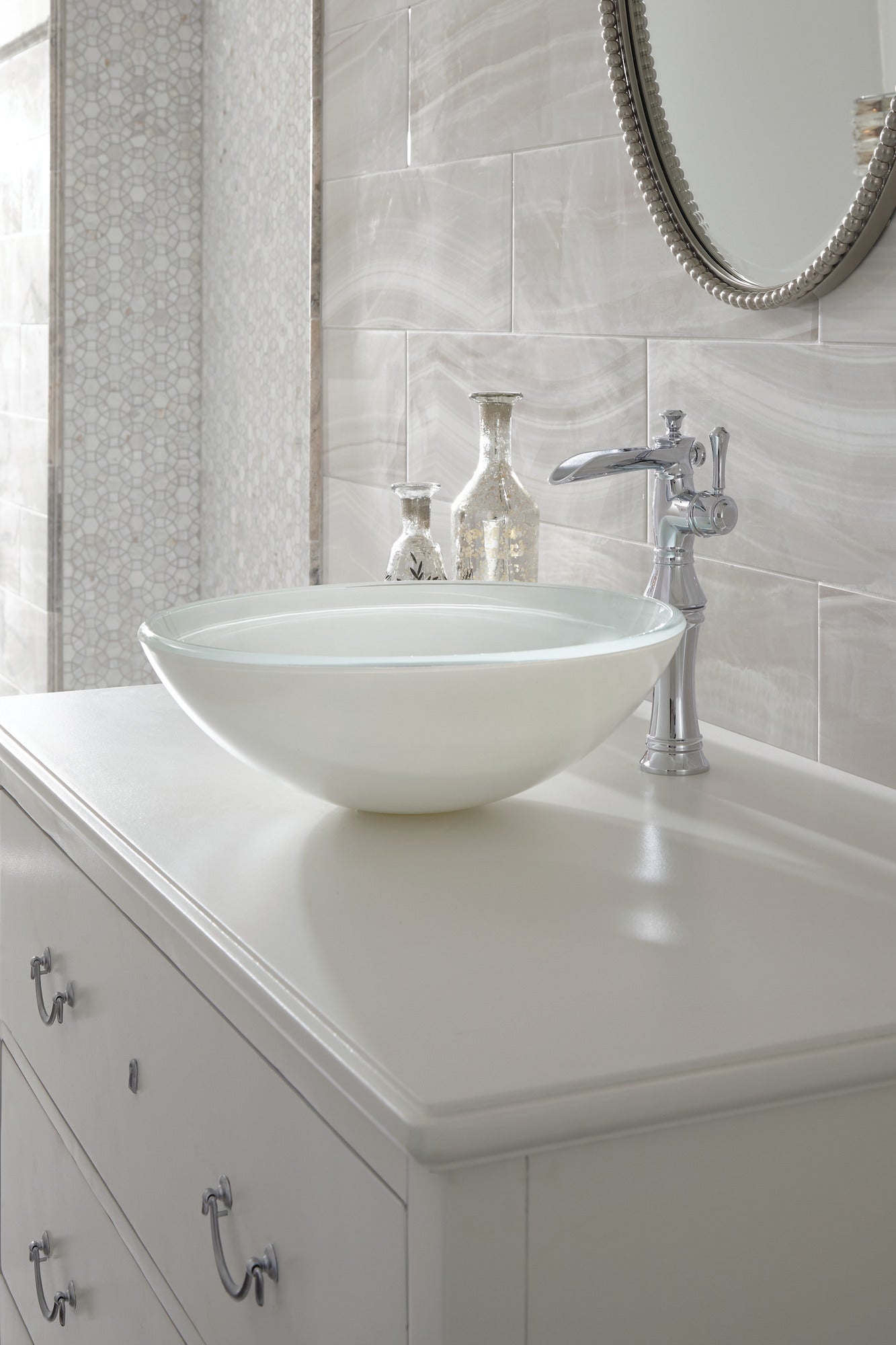 Delta Cassidy 798LF Single Handle Channel Vessel Bathroom Faucet