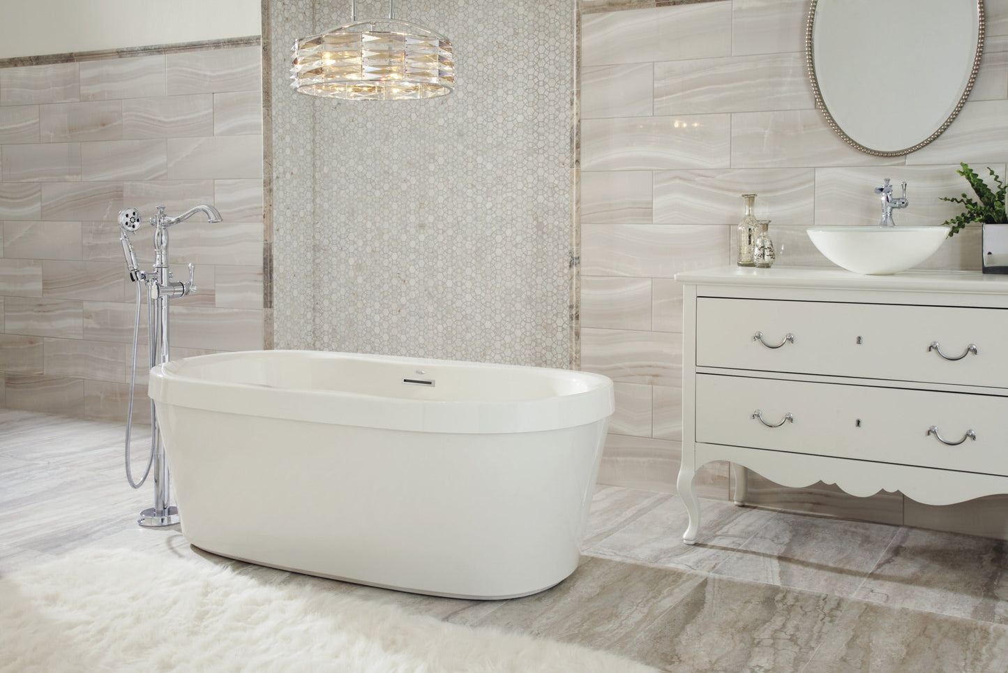 Delta Cassidy 798LF Single Handle Channel Vessel Bathroom Faucet