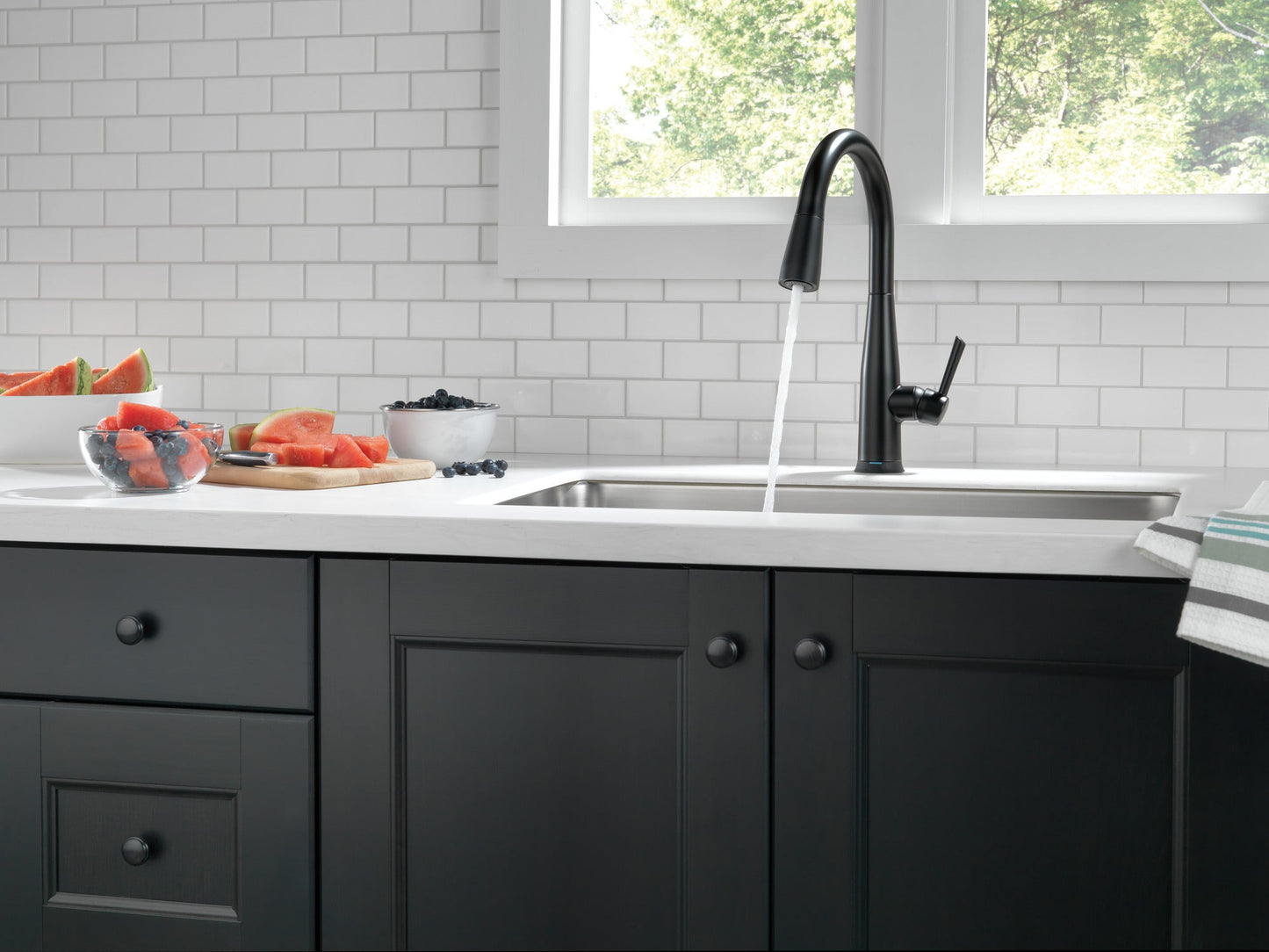 Delta Essa 9113T Single Handle Pull-Down Kitchen Faucet with TouchTouch 2O Technology